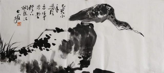 齐白石画虾、徐悲鸿画马,著名画家金大翁花十年时间画八哥