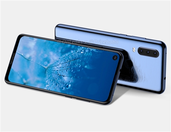 Moto G8渲染图曝光：挖孔屏设计 指纹Logo二合一