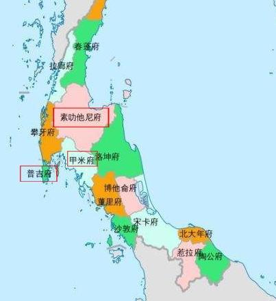 泰国的普吉、甲米、华欣、芭提雅、苏梅与其他海岛的关系是什么?