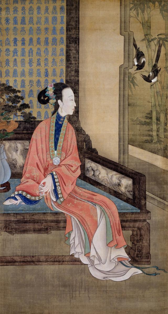 据说这些画中美人都是雍正皇帝的后妃