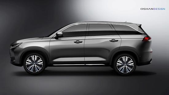 定位紧凑级5座suv 长安欧尚x7官图发布