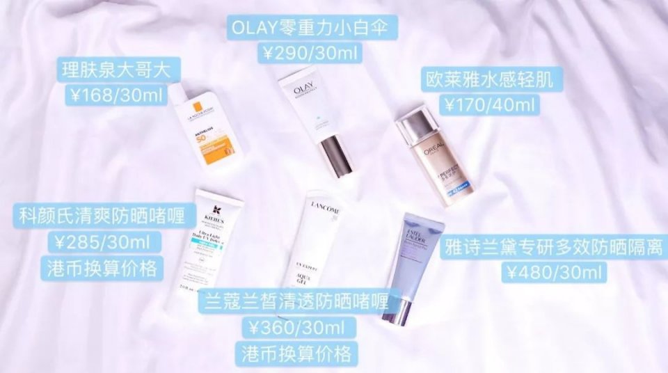 把今年大品牌年的“高光防晒”都拿来测评，有的连及格线都没过