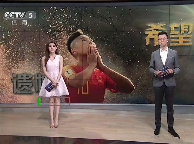 痛并快乐着!央视女主持马凡舒穿裙子出镜,膝盖再度擦破让人心疼
