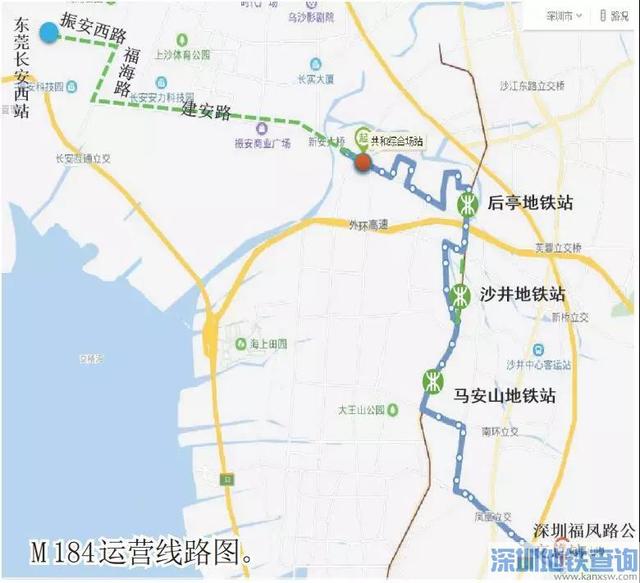 深圳东莞首条跨市公交车M184线7月4号正式开通运营外加「莞216」