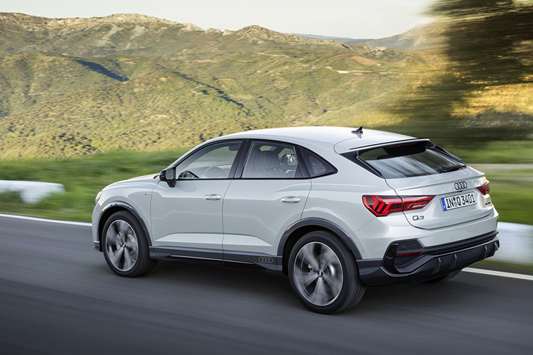 奥迪q3sportback官图曝光轿跑风格