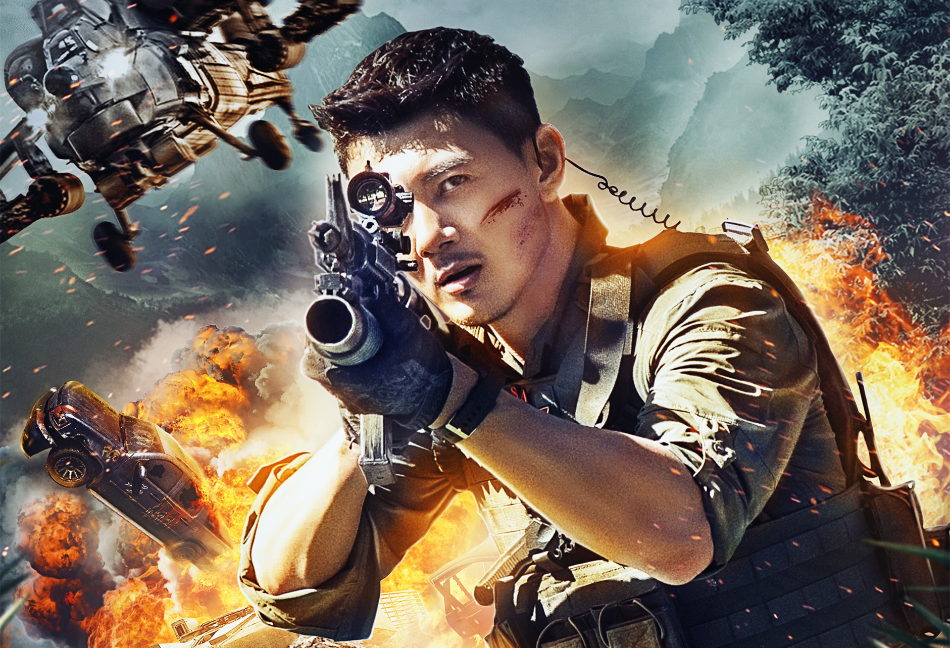 枪火动作网络电影《人盾》登陆优酷 神秘特卫的荧幕首秀__凤凰网