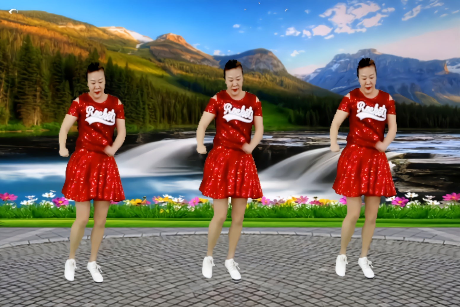 最新神曲广场舞教学38度6太好看再不学就晚了