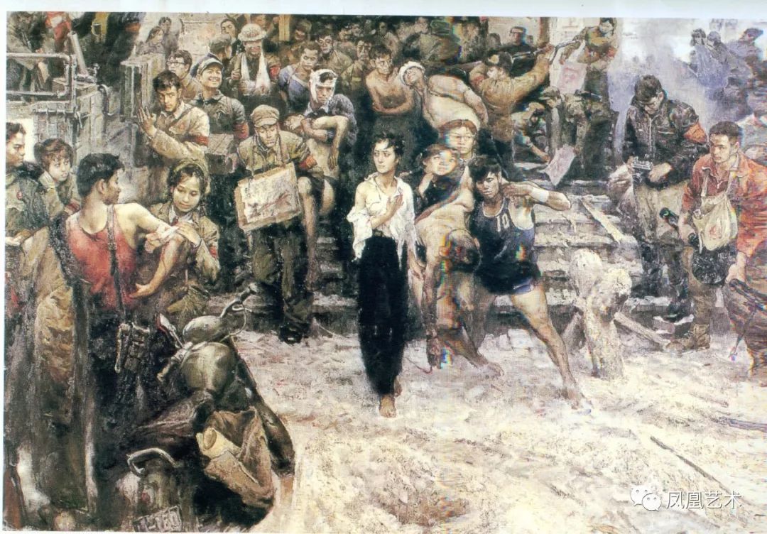 程丛林《1968年某月某日·雪 布面油画 200×300cm 1979年