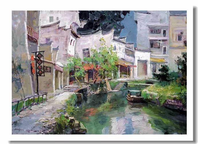 国韵魅魂--中国画家熊斌新国学油画作品赏析