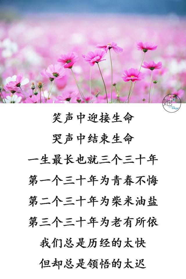 一天,一年,一生,一辈子!