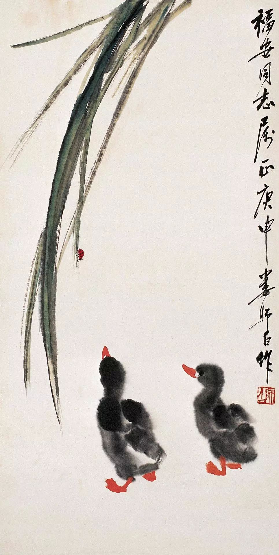 寥寥几笔画小鸭