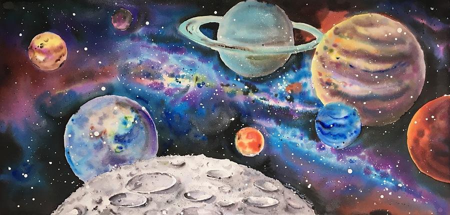 邀在万科17英里和渝北sm广场举办了两场超人气的"我的星球"亲子手绘赛