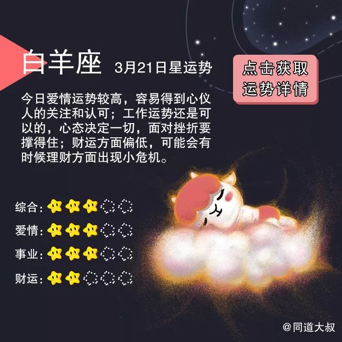 3月21日十二星座運勢分析