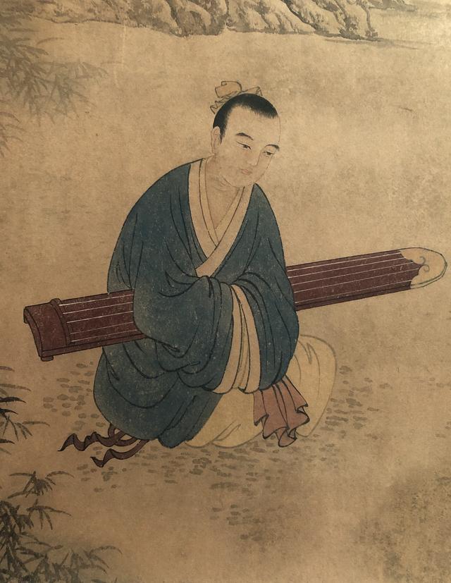 唐寅巅峰之作竹林七贤图真迹
