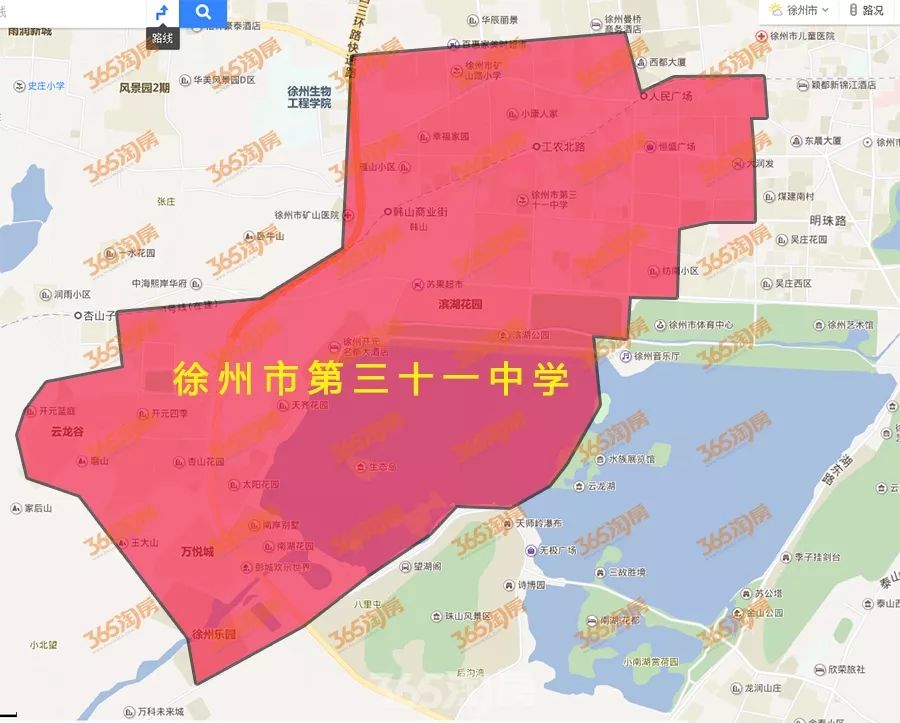 2019年徐州市教育局直属公办初中施教区范围公布!周边房价