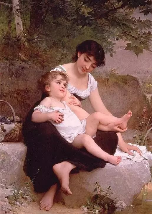 世界名画里的小天使