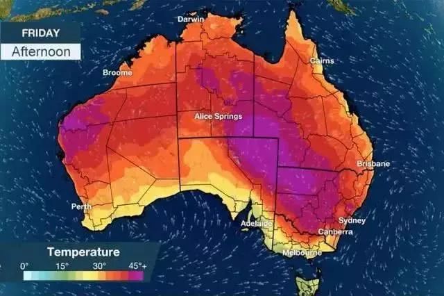 將近50度的高溫甚至讓澳大利亞多地的高速公路直接融化.