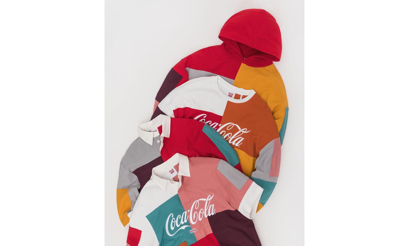 经典logo   撞色拼接!kith x 可口可乐全新联名吸睛度爆棚