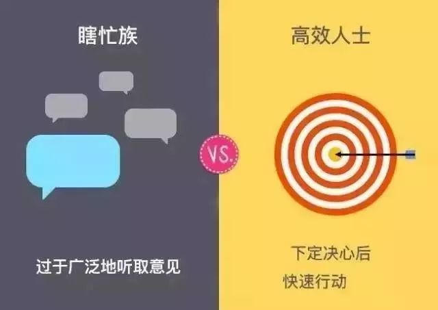【对号入座】10张图看懂瞎忙和高效的区别!