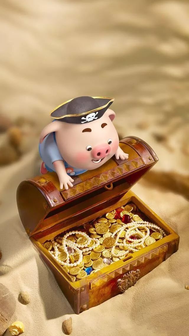 刷爆抖音的猪猪壁纸!