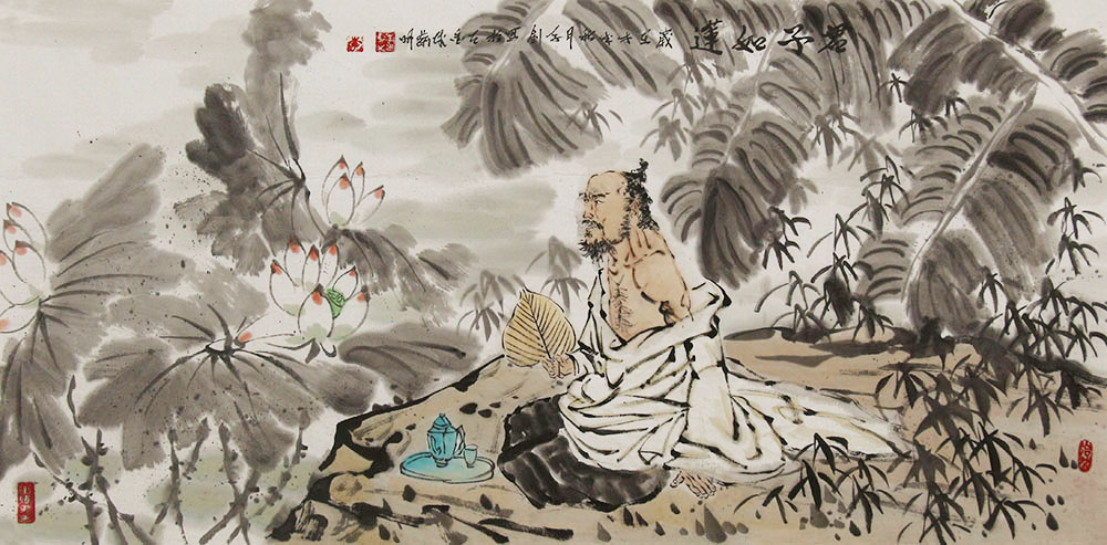 李钊人物画作品赏析构思严谨笔墨精妙寓意深远