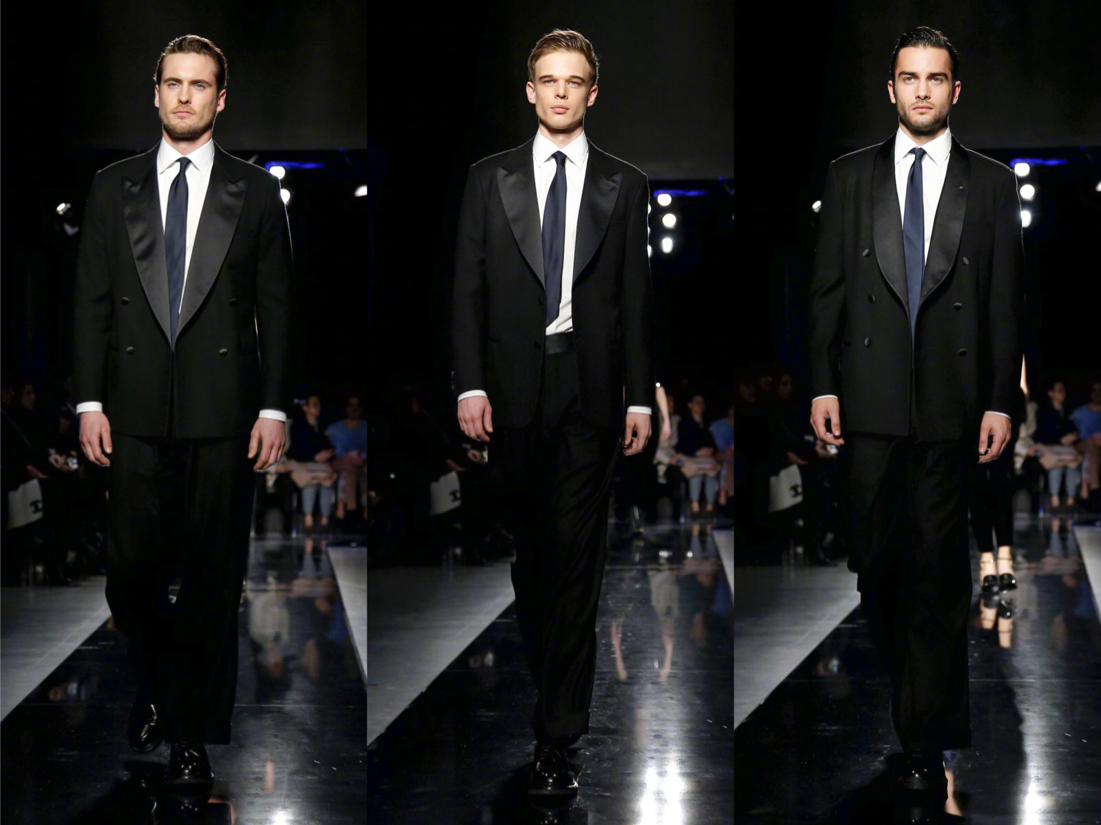 成熟男性的战场|2019阿玛尼秀场上的男模颜值真的都很ok