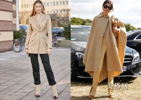 土黄色一点都不土春季日常出街气质穿搭让你更有范儿