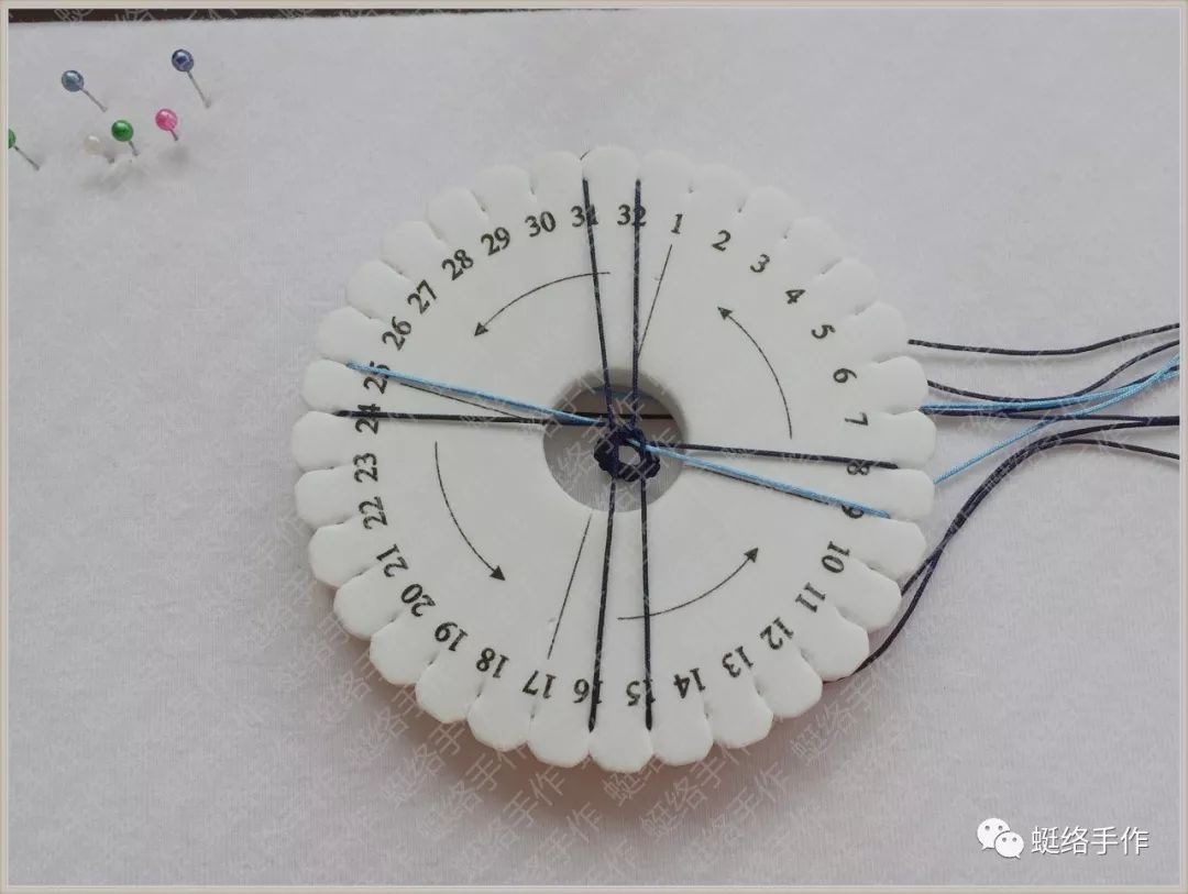 8股辫系列教程之双色编绳手作情侣款点点深情 diy手链教程