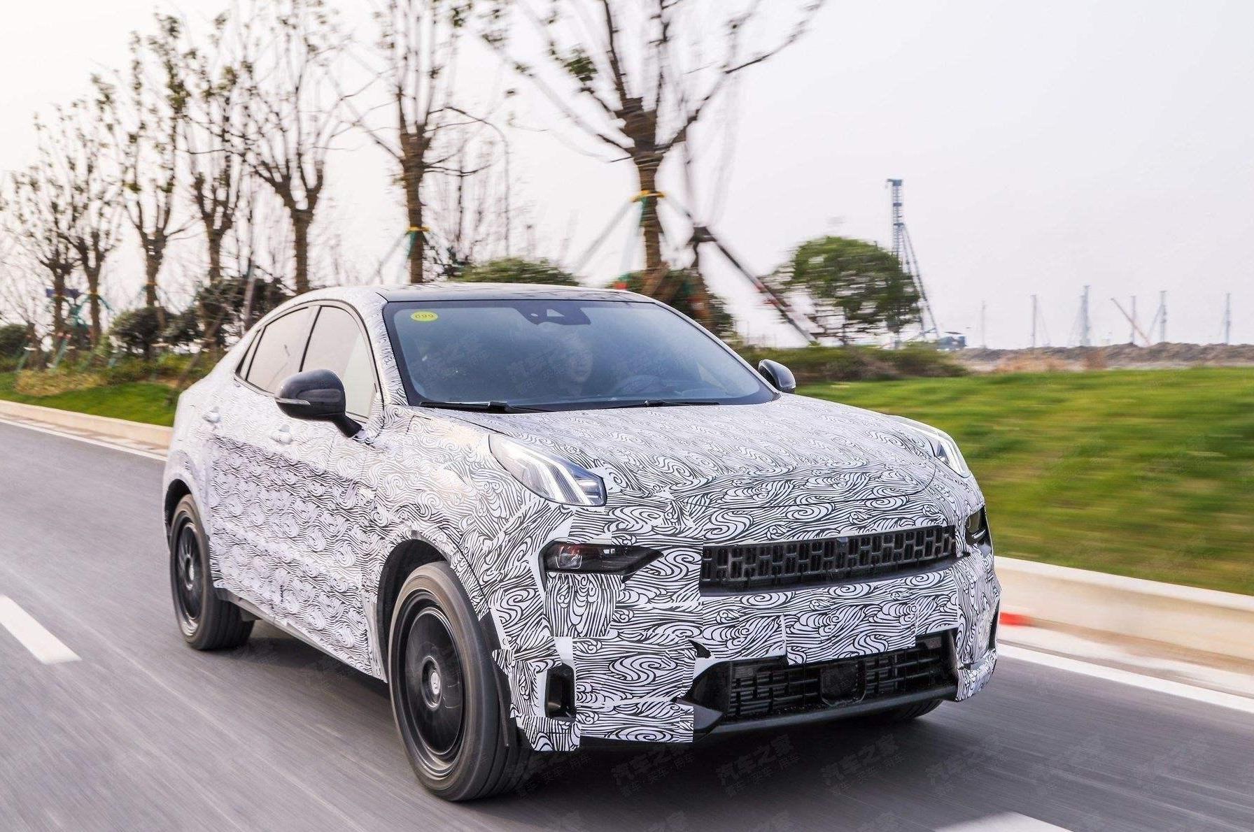 领克05谍照曝光!确定为轿跑suv,比自家吉利星越还好看!