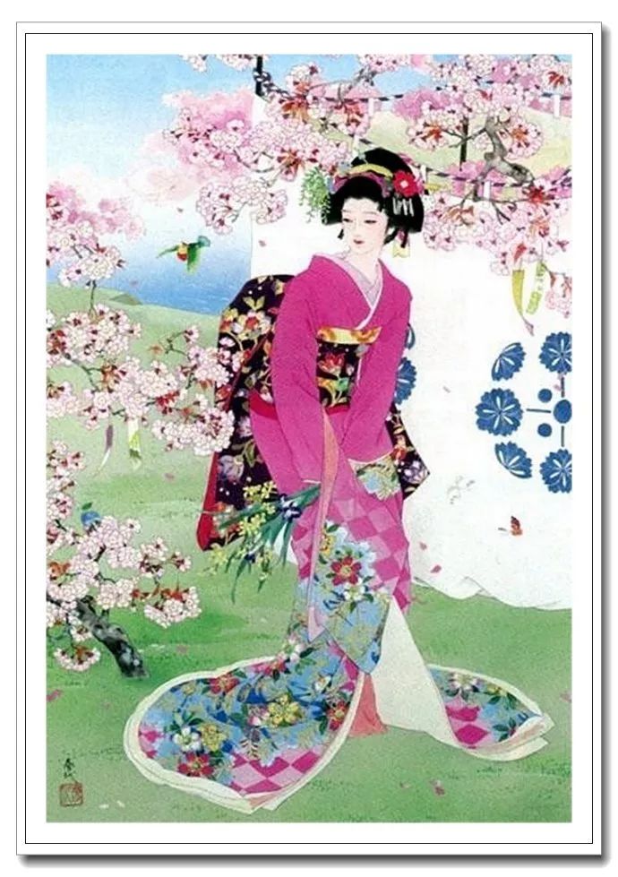 美人绘》--日本画家森田春代日本仕女画作品赏析_凤凰网