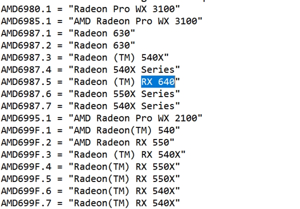 AMD RX 640、630显卡首曝：RX 500系列马甲套马甲_凤凰网科技_凤凰网