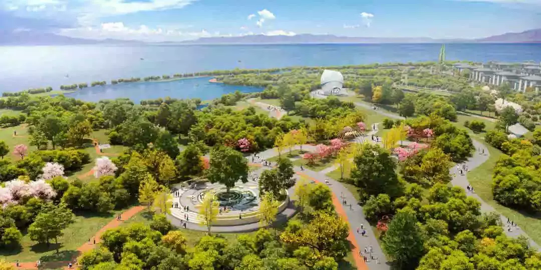 江河南湖天著:江河万里,著醉美人居