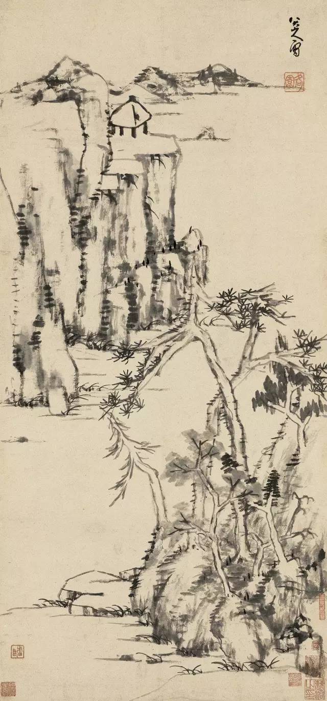八大山人 水墨畫 File:八大山人竹石鸳鸯.jpg - Wikimedia Commons