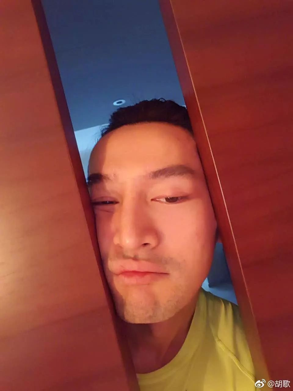 胡歌自拍上热搜那些爱发丑照的男明星明明一个比一个帅