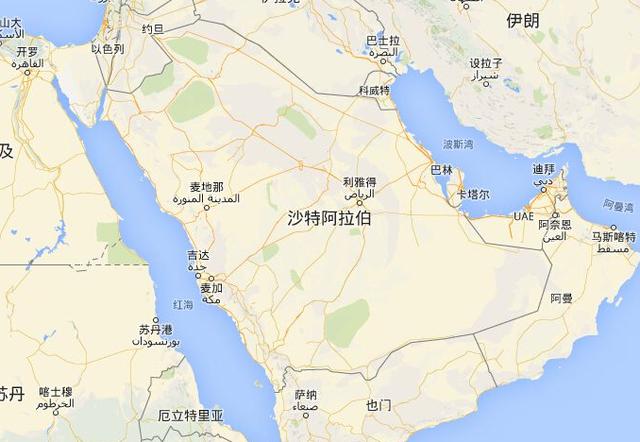 沙特阿拉伯为在阿拉伯半岛上,让你知道一下这是全世界最大的半岛.