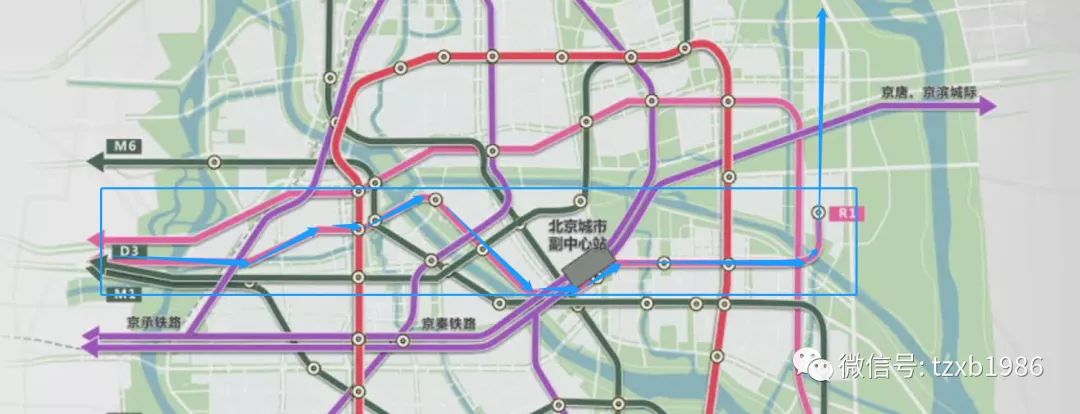 大站快线,途经石景山的地铁r1线西端规划稳了