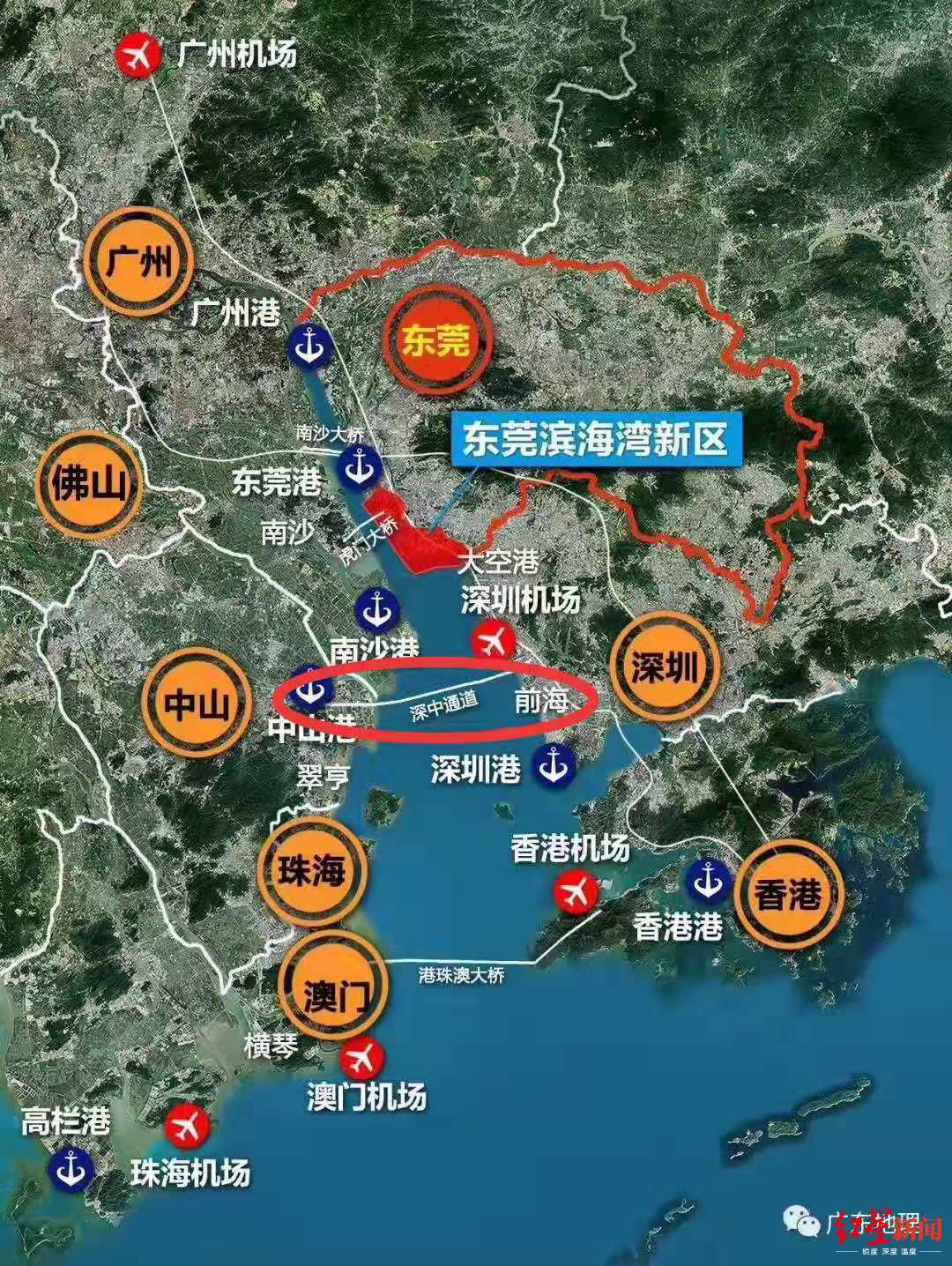 深圳vs广州深中通道背后的城市博弈