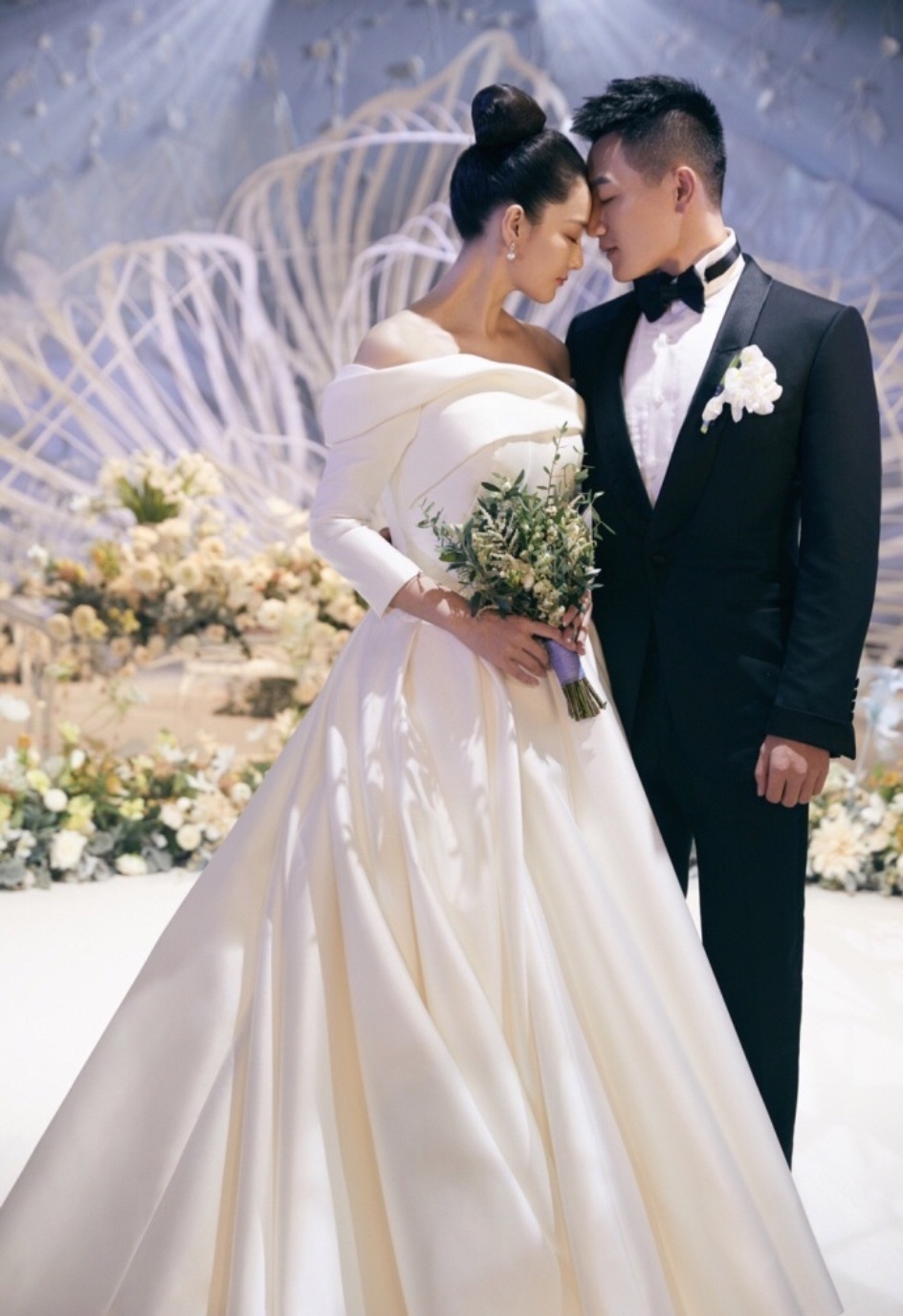 明星高定婚纱谁最美唐嫣昆凌如童话公主张馨予最简