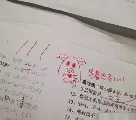 老师漫画批改作业又"火"了,网友:没点美术基础都不敢当老师了