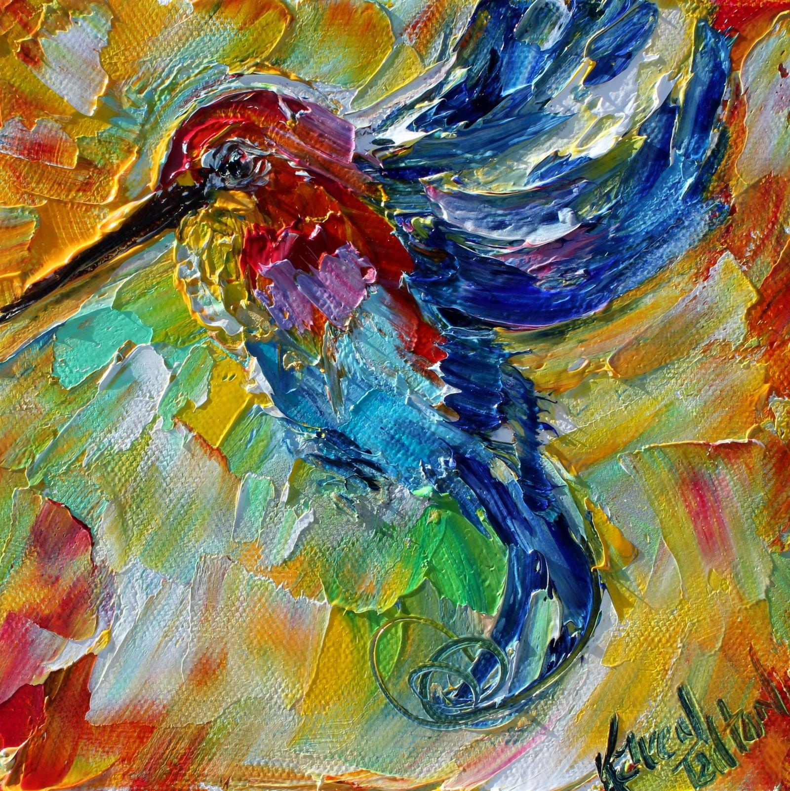 美国女画家用调色刀创作的作品色彩缤纷,浪漫无比!__凤凰网