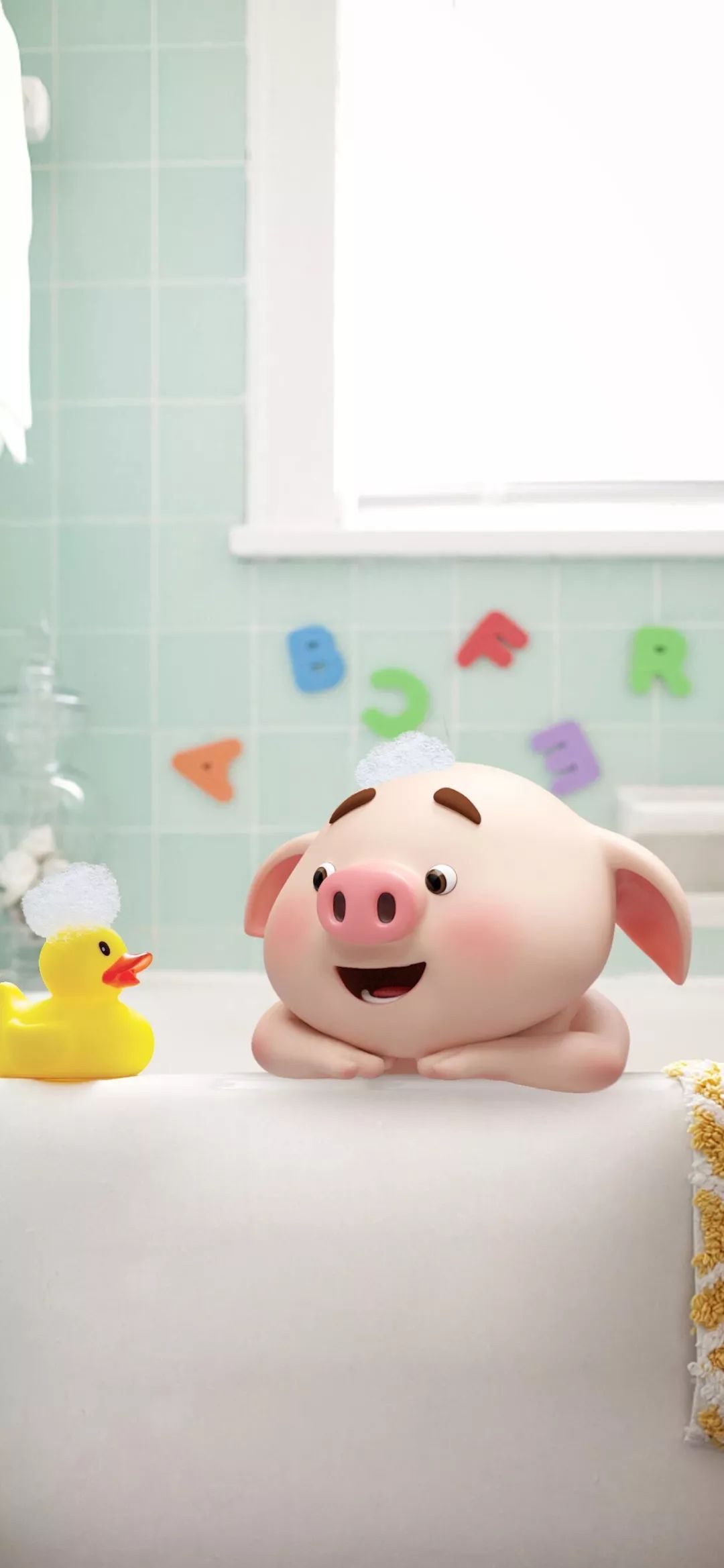 刷爆抖音的猪猪壁纸!