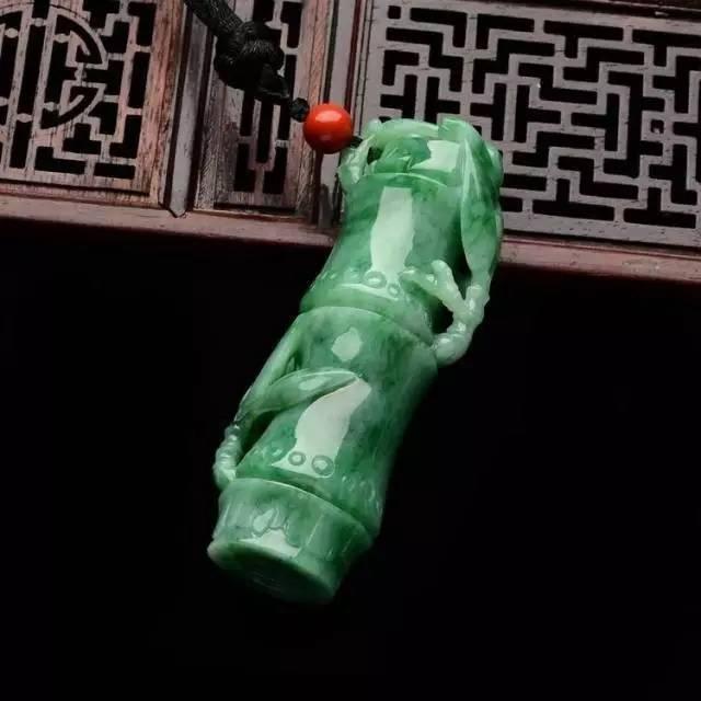 翡翠竹子的雕刻寓意及技巧