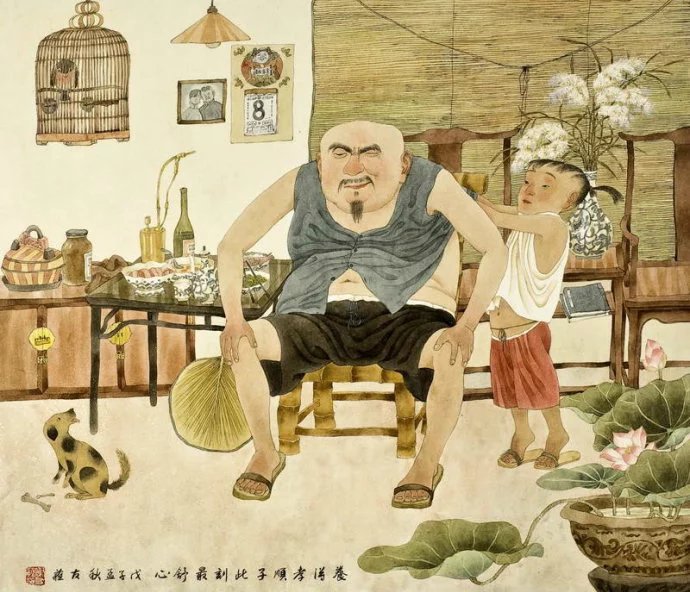 [转载]谢友苏——民国风情人物画