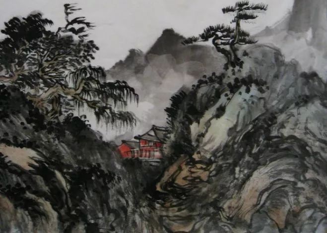 以“深山藏古寺”作画,最高境界是——意会!__凤凰网