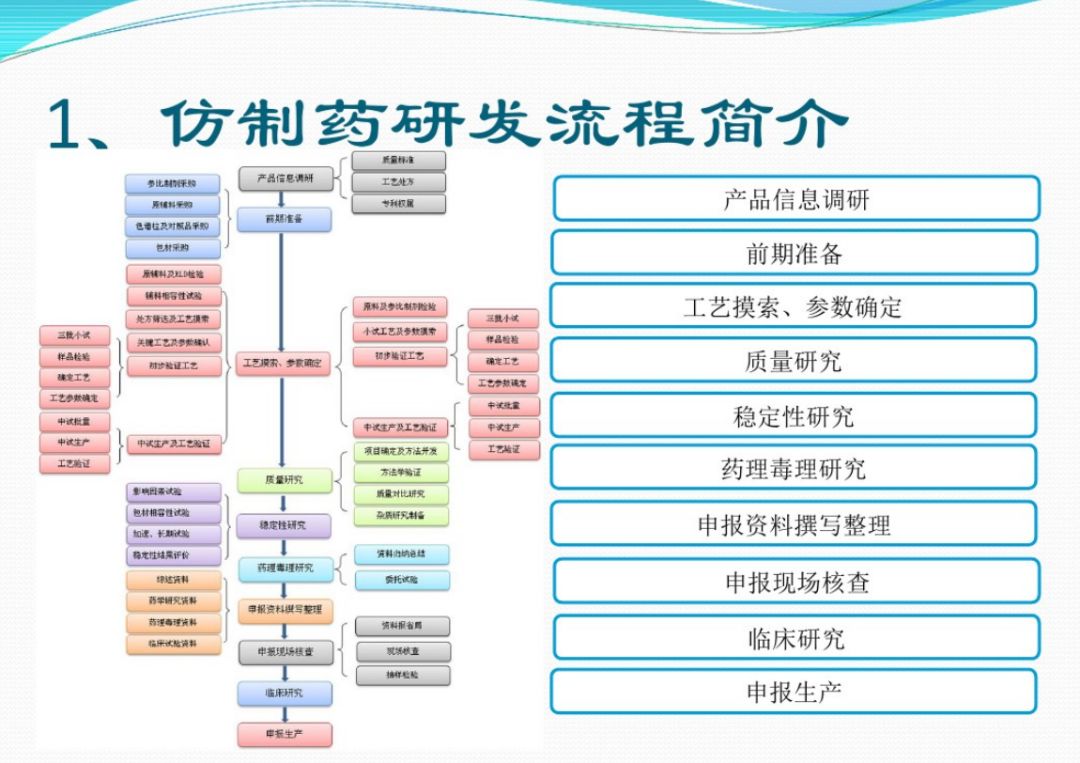 ppt仿制药研发项目质量过程控制