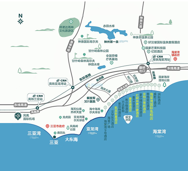 海棠湾区位图最新的jpg