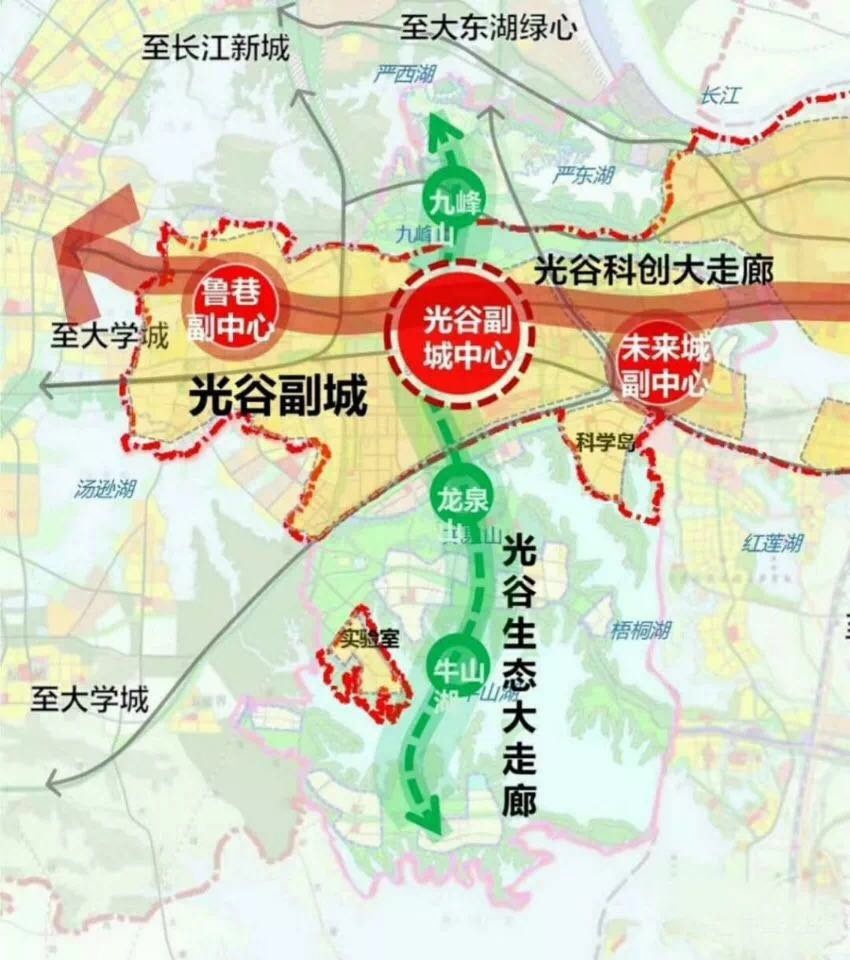 武汉光谷高清规划图图片