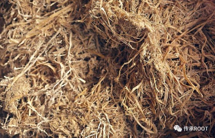 自然漂白的青檀树皮