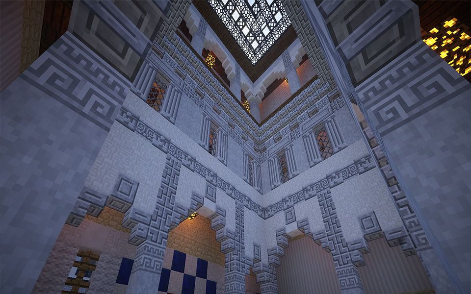 打开凤凰新                     我的世界堪比皇家宫殿的城堡建筑 只