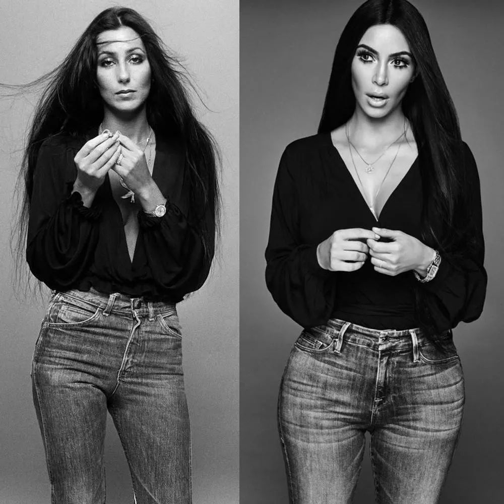 她一生都在抄袭kimkardashian如今却反过来撕金姐